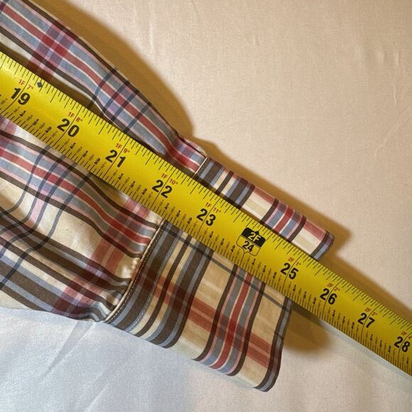 MAKER & COMPANY Mens Shirt Colorful Plaid Button Down Collar Cotton Casual L - Picture 13 of 13